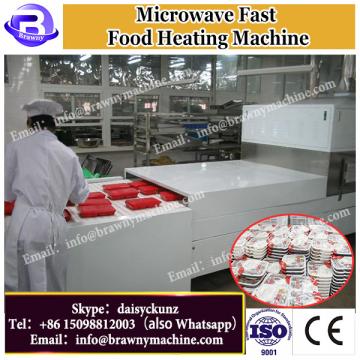 Industrial conveyor belt microwave fast food high temperature heating machine