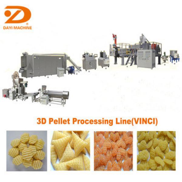 Dayi 2d 3d food pellet snack making machine fried pellet chips equipment plant #1 image