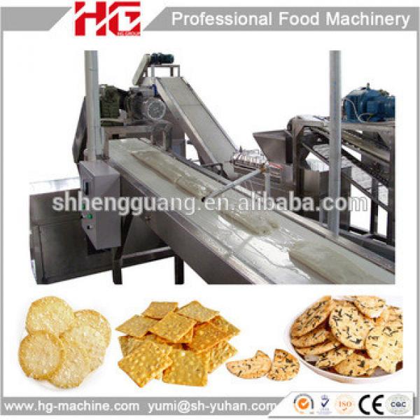 China full automatic gas Rice cracker production line #1 image