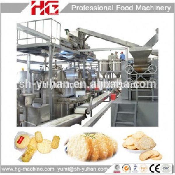 gas heating baked crisp rice cracker machine #1 image