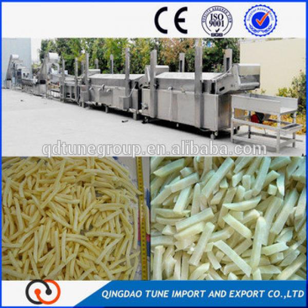 hot selling Commercial frozen potato chips machine / frozen french fries making machine/potato produciton line #1 image