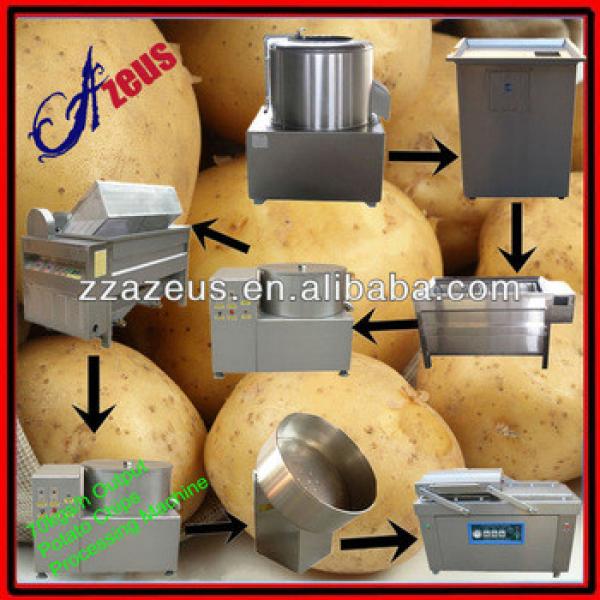 professional fried potato sticks manufacturing equipment/potatoes chips processing machines/fried potato production line #1 image