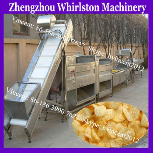 best selling stainless steel small scale potato chips machine +86 18639007627 #1 image