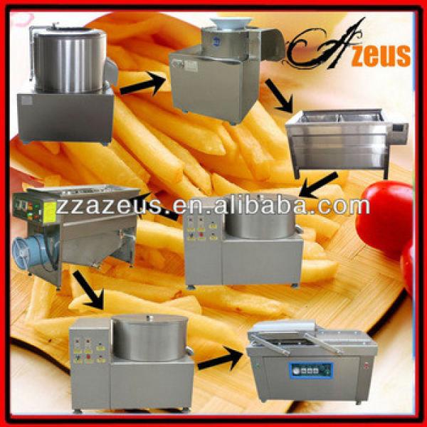 stainless steel electric frozen fried chips machines/frozen potato sticks manufacturing machines/potato chips production line #1 image