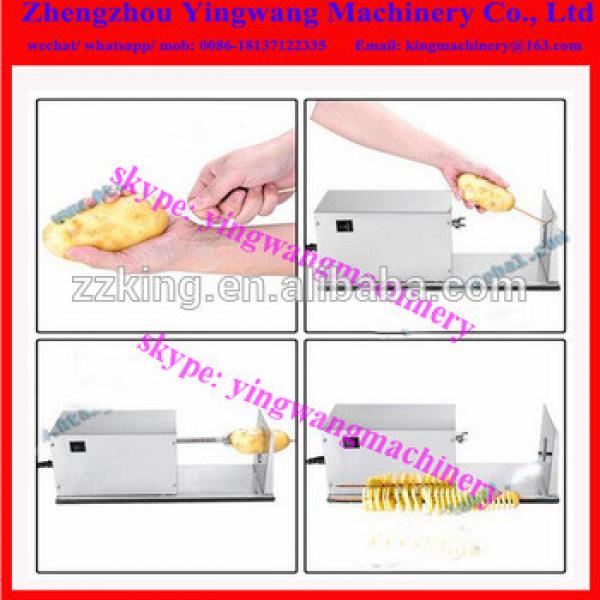 Electric twister potato chips slicing machine #1 image