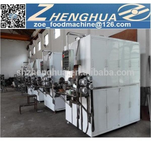 ZH full automatical chocolate centre filling egg roll making machine / wafer roll machine / egg roll production line price #1 image