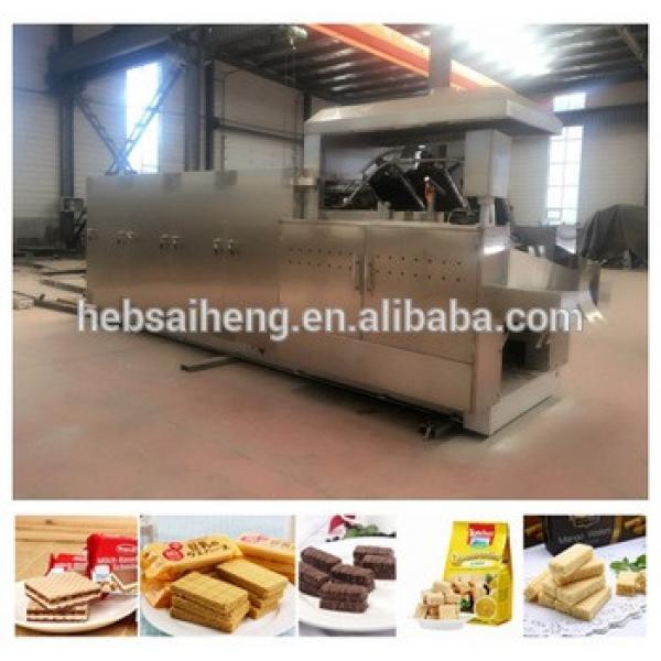 2016 wafer production line/wafer biscuit production line/wafer biscuit machine with bakery oven prices #1 image