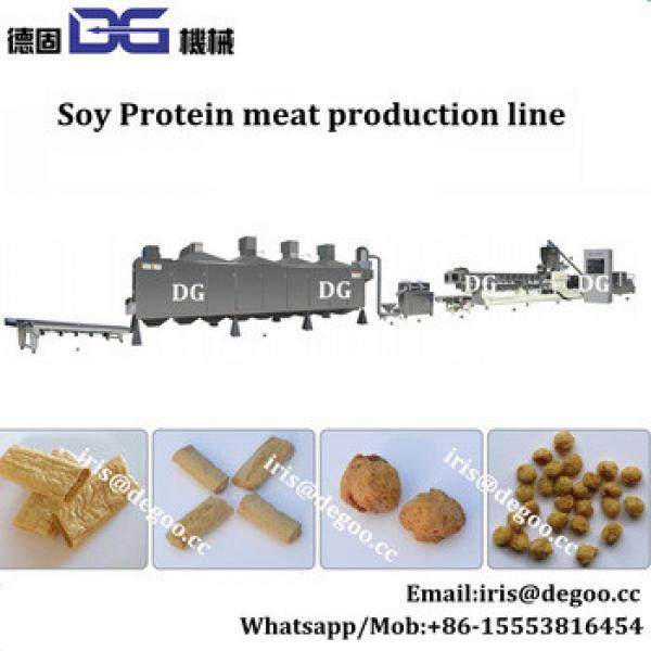 High Moisture Dry Soy Flakes Protein Food Meat Manufacturing Line Jinan DG #1 image