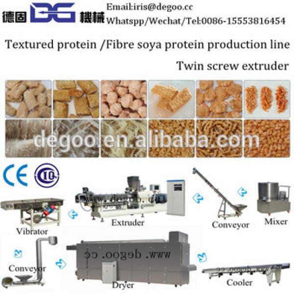 DG 75 DG 90 Twin extruder to manufacure soya protein bars chuncks #1 image