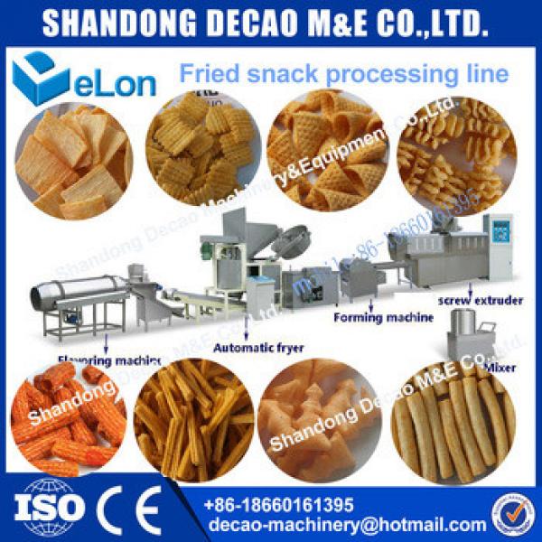 200kg/h-250kg/h 2016 crispy sala snacks food chips/bugles/sticks making machine #1 image