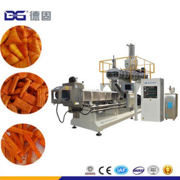 Jinan DG Fried Wheat Flour Snacks Process Line Fried Dough Snacks Machine #1 image