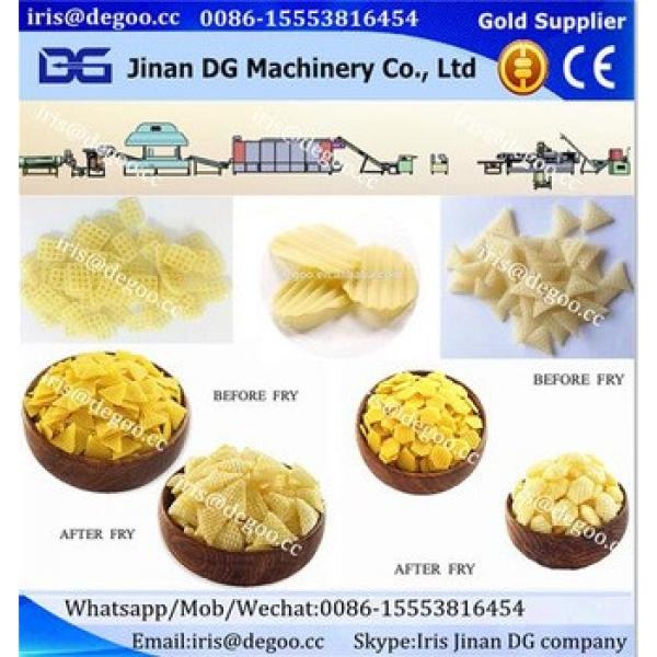 Continuous extrusion 3d 2d papad corn flour pellets snack food production line Jinan DG machinery #1 image