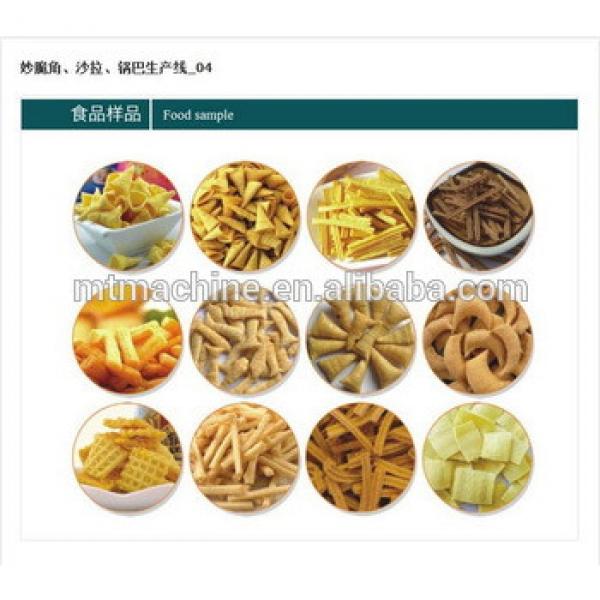 Autoumatic Fried Corn Bugles Snacks Making Machine Line #1 image