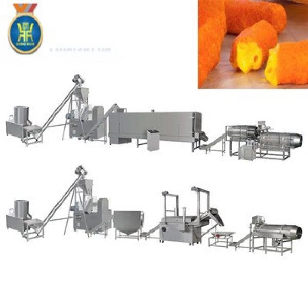 Fried or Baked Kurkure Cheese curls Cheeto Processing Machine #1 image