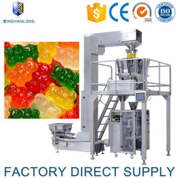 gummy bear candy bag packing machine,automatic accurate weighing candy pouch packing machine, #1 image