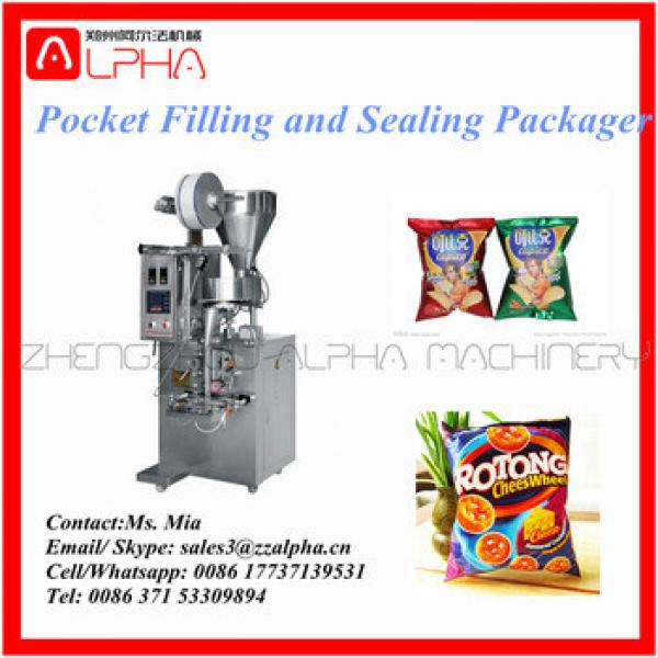 Alpha AP-LP1Semi-Automatic small potato chips packing machine / chips snack packing machine #1 image