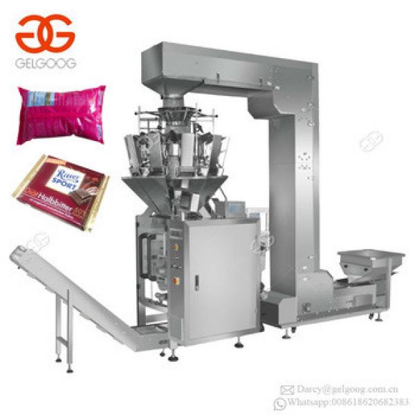 Multi Heads Snack Food Weighing Granule Line Automatic Granule Vertical Form Fill Seal Packing Machine #1 image